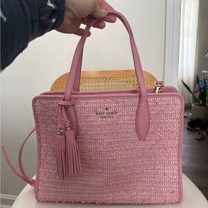 Kate Spade Pink Textured Satchel